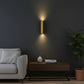 Modern Wall Light | Cylinder Minimalist Up & Down Aluminum Sconce