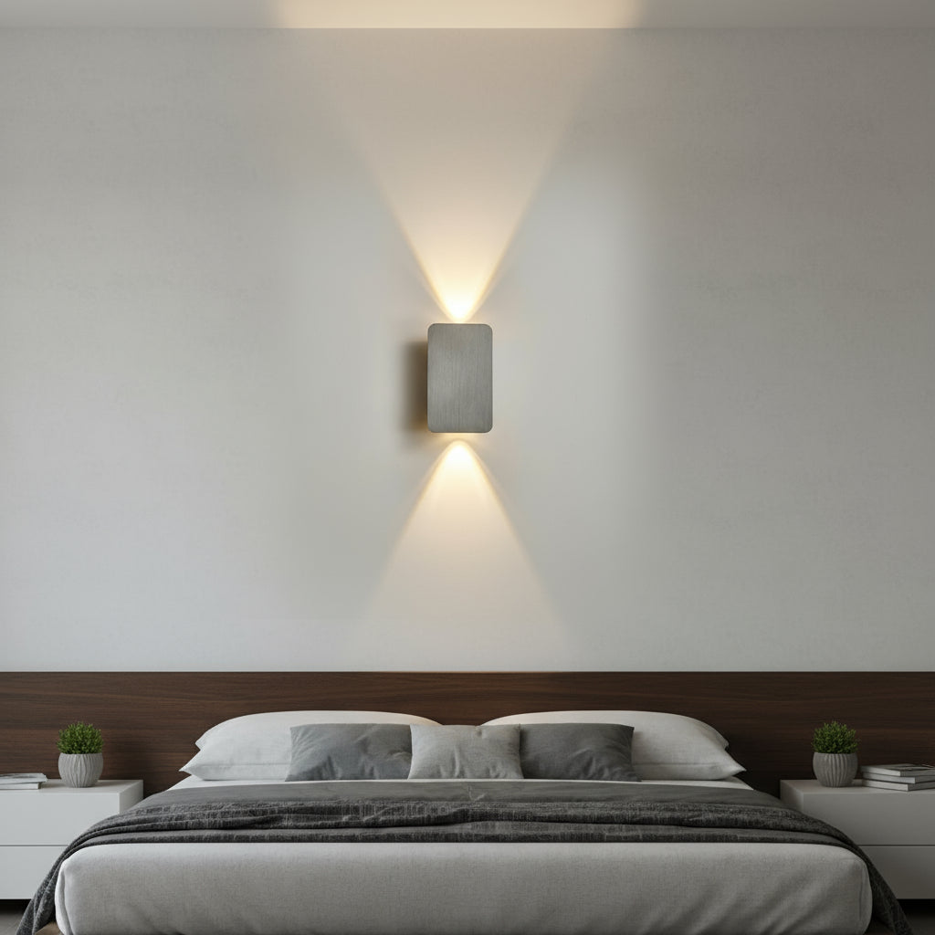 LED Wall Light | Minimalist Aluminum Sconce with Up & Down Glow Waterproof IP65