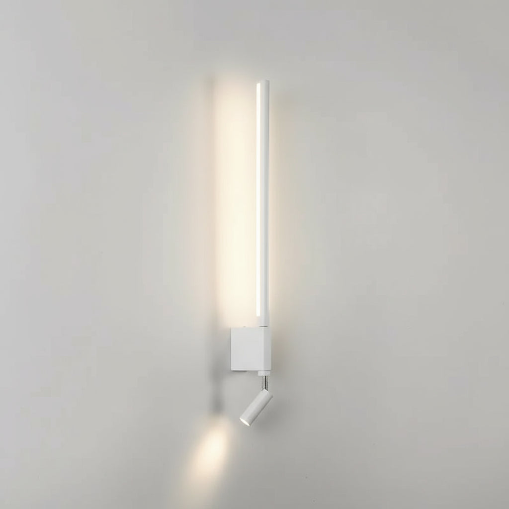 LED Wall Light | LED Sconce with Backlight and Adjustable Spotlight for Bedroom & Living Room