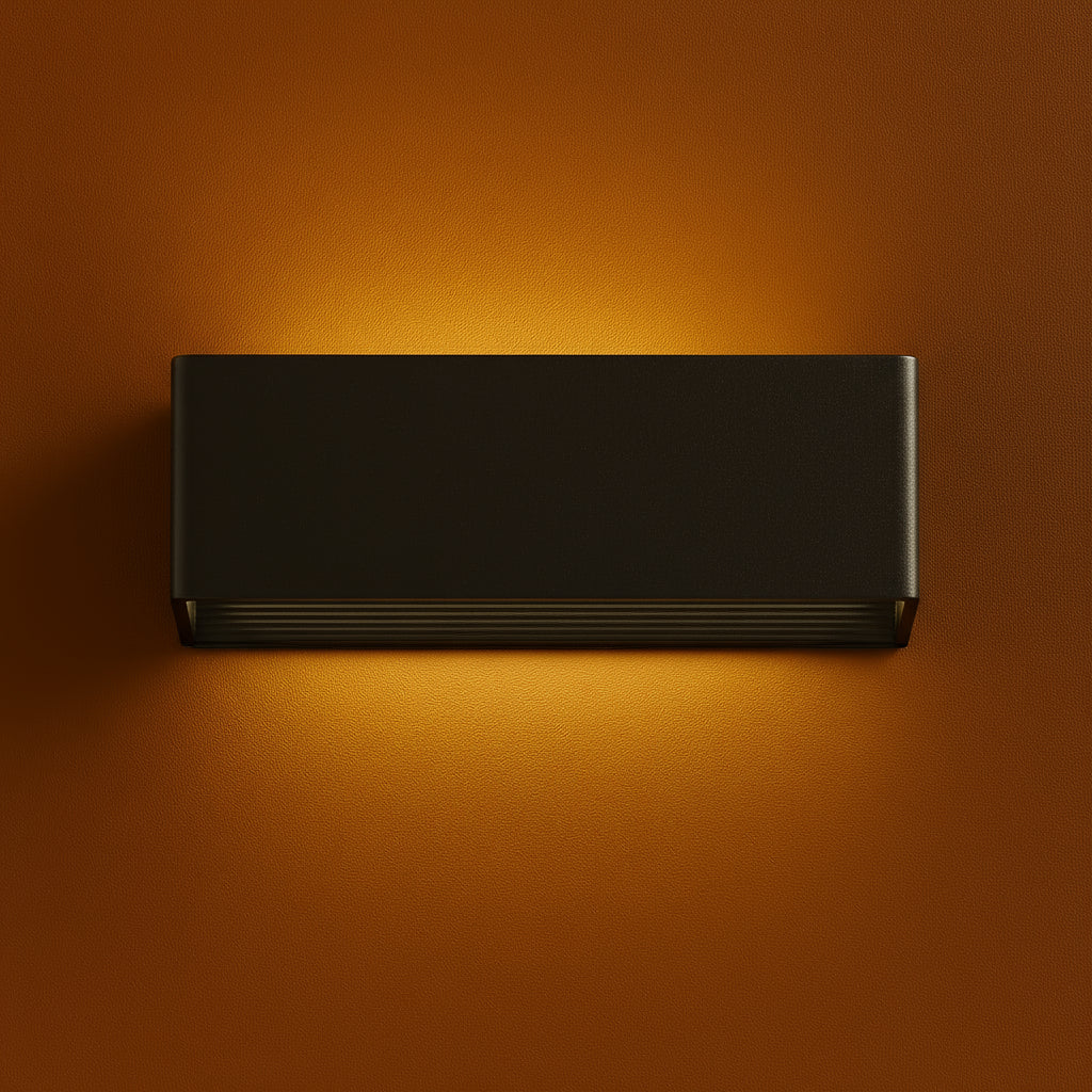 Led Wall Light | Rectangular Waterproof Sconce with Up and Down Lighting