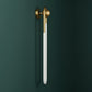 Brass Wall Light | Globe Glass Sconce with Vertical Rod