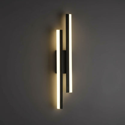 LED Wall Light | Vertical Dual-Bar Light Fixture with 3 Color Modes