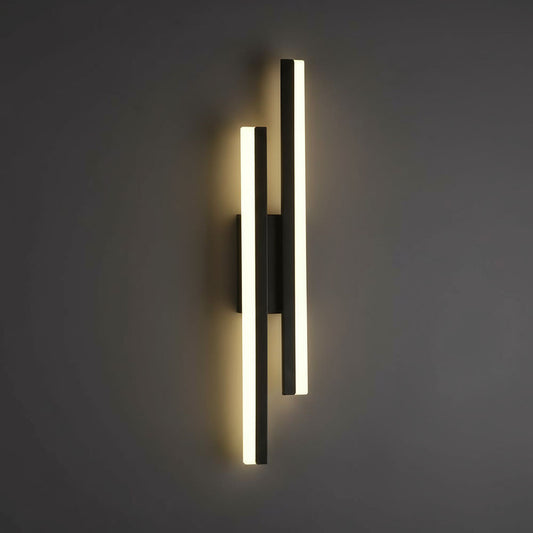 LED Wall Light | Vertical Dual-Bar Light Fixture with 3 Color Modes