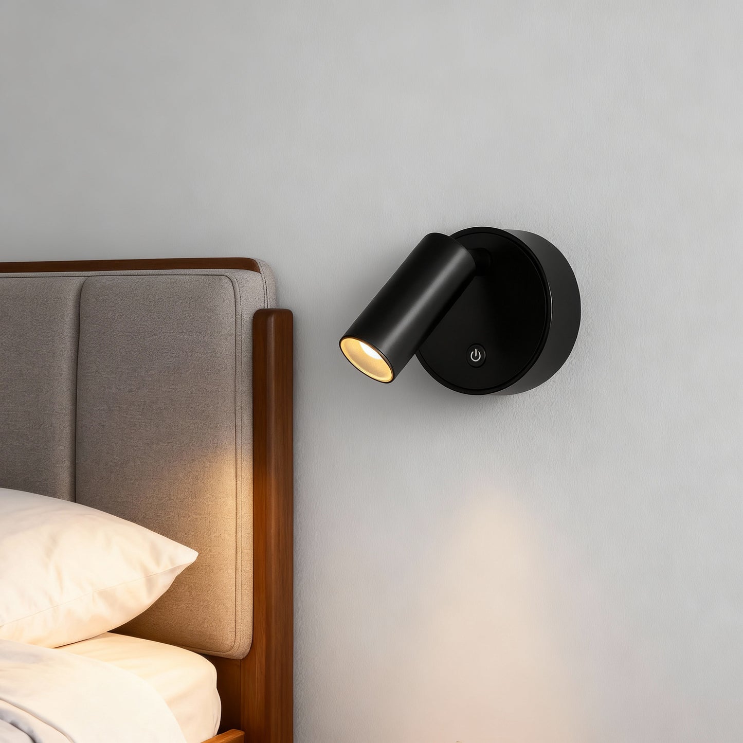 Stick-On Rechargeable Wall Light | Minimalist LED Sconce with Touch Control