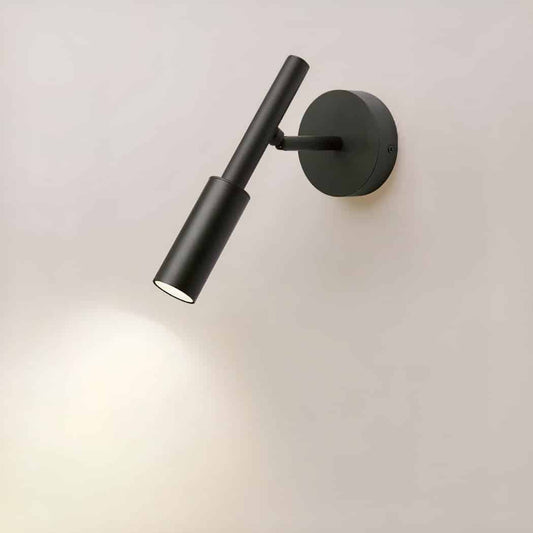 LED Wall Light | Slim Nordic Adjustable LED Sconce in Black or White for Bedroom and Living Room